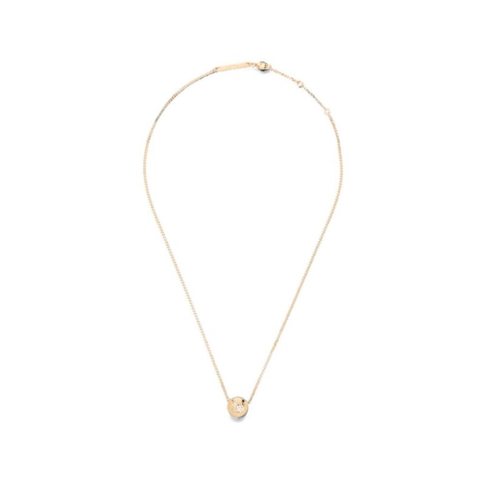 Loewe Women Anagram Silver Necklace